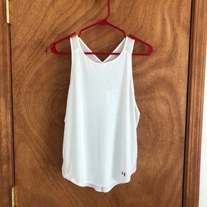 Under Armour Heat Gear white workout tank top